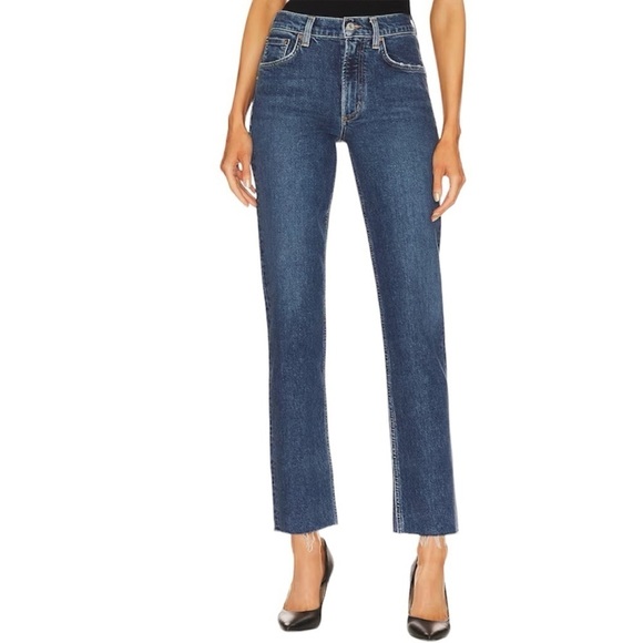 NWT Aritzia AGOLDE Kye Mid Rise Straight Crop in Mirage size 33 - Picture 14 of 14